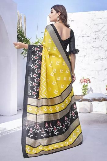 Khadi Silk Casual Wear Printed Saree SR05170451