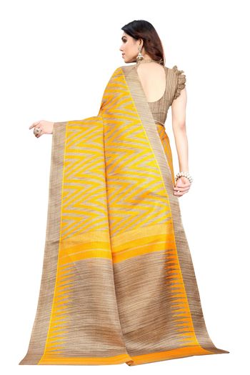 Khadi Silk Casual Wear Printed Saree SR05170469