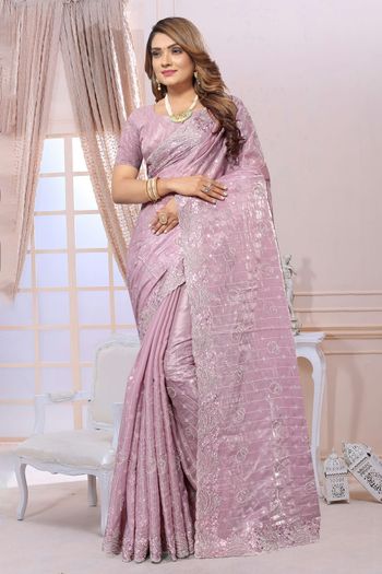 Organza Designer Saree SR04690834