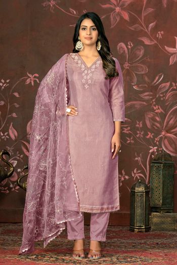 Simmar Cotton Unstitched Pant Style Suit SM03231380