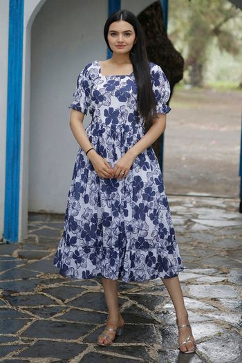 Faux Georgette Stitched Dress WW054116466 Faux Georgette Stitched Dress WW054116466