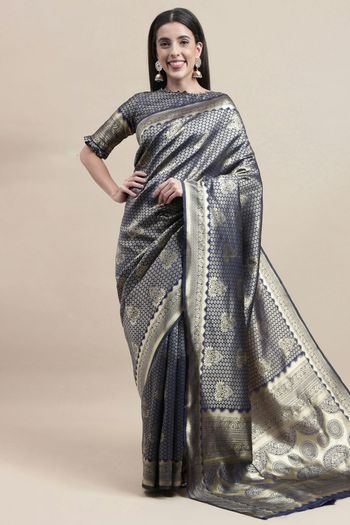 Banarasi Silk Woven Work Casual Wear Saree SR03231728