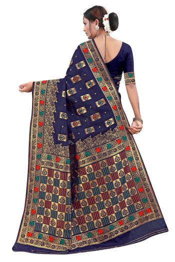 Banarasi Silk Woven Work Casual Wear Saree SR03231806