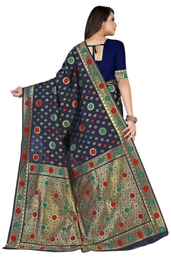 Banarasi Silk Woven Work Casual Wear Saree SR03231828