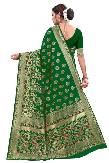 Banarasi Silk Woven Work Casual Wear Saree SR03231794