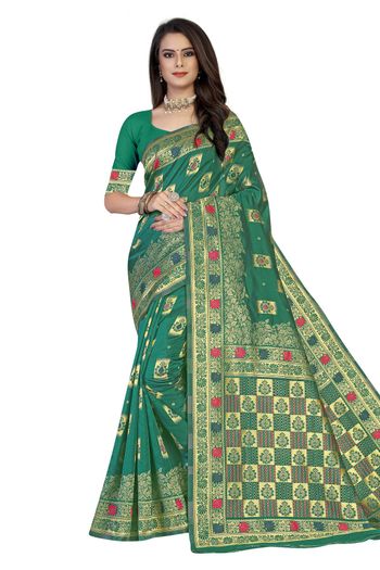 Banarasi Silk Woven Work Casual Wear Saree SR03231809