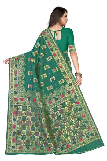 Banarasi Silk Woven Work Casual Wear Saree SR03231809