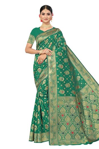 Banarasi Silk Woven Work Casual Wear Saree SR03231812