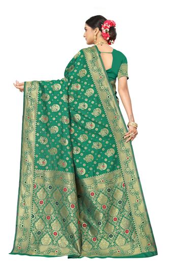 Banarasi Silk Woven Work Casual Wear Saree SR03231812