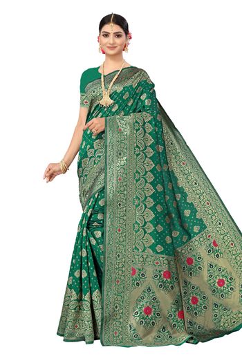 Banarasi Silk Woven Work Casual Wear Saree SR03231817