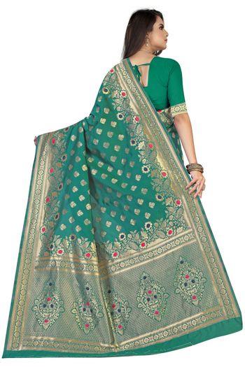 Banarasi Silk Woven Work Casual Wear Saree SR03231825