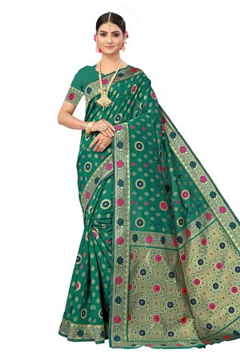 Banarasi Silk Woven Work Casual Wear Saree SR03231827