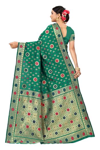 Banarasi Silk Woven Work Casual Wear Saree SR03231827