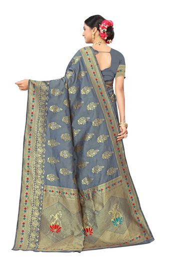 Banarasi Silk Woven Work Casual Wear Saree SR03231802