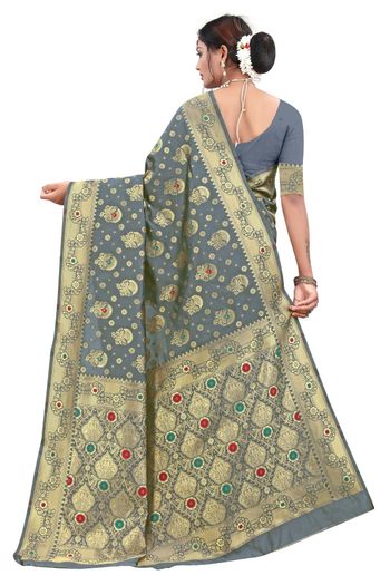 Banarasi Silk Woven Work Casual Wear Saree SR03231814