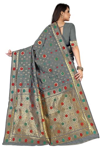 Banarasi Silk Woven Work Casual Wear Saree SR03231831