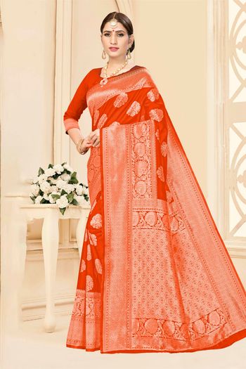 Banarasi Silk Woven Work Casual Wear Saree SR03231760