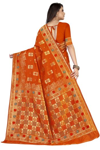 Banarasi Silk Woven Work Casual Wear Saree SR03231805