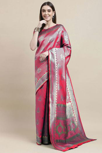 Banarasi Silk Woven Work Casual Wear Saree SR03231727