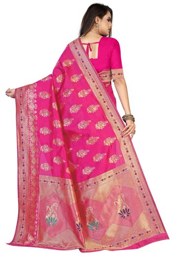 Banarasi Silk Woven Work Casual Wear Saree SR03231803