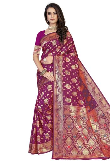 Banarasi Silk Woven Work Casual Wear Saree SR03231815