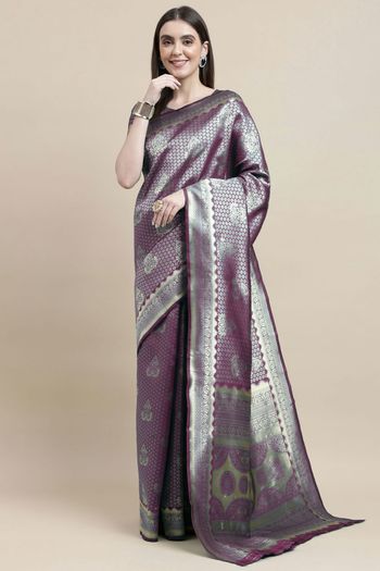 Banarasi Silk Woven Work Casual Wear Saree SR03231726