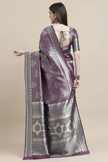 Banarasi Silk Woven Work Casual Wear Saree SR03231726