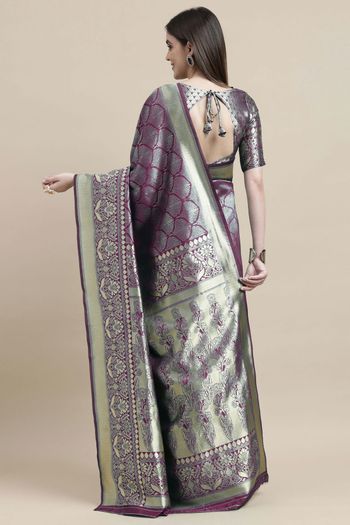 Banarasi Silk Woven Work Casual Wear Saree SR03231731