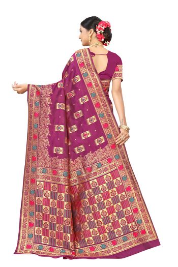 Banarasi Silk Woven Work Casual Wear Saree SR03231808