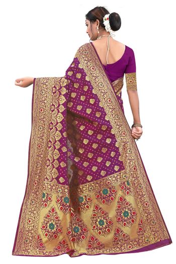 Banarasi Silk Woven Work Casual Wear Saree SR03231819