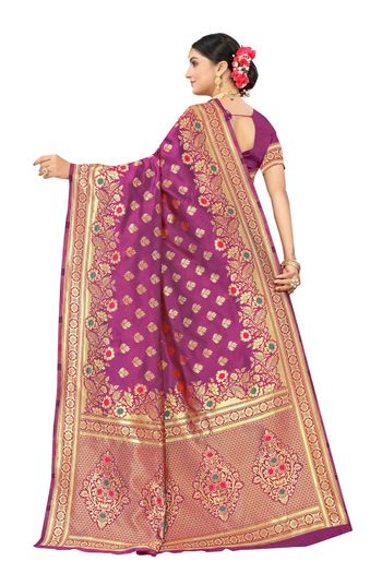 Banarasi Silk Woven Work Casual Wear Saree SR03231822