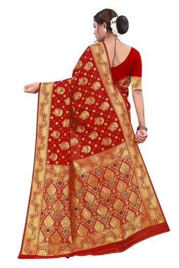 Banarasi Silk Woven Work Casual Wear Saree SR03231813