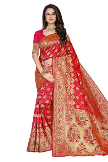 Banarasi Silk Woven Work Casual Wear Saree SR03231818