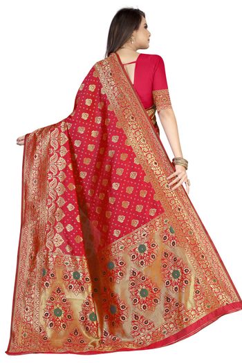 Banarasi Silk Woven Work Casual Wear Saree SR03231818