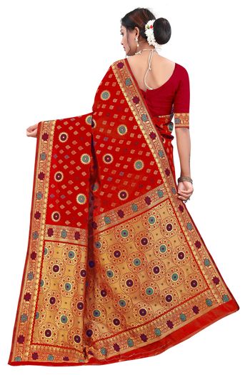 Banarasi Silk Woven Work Casual Wear Saree SR03231829