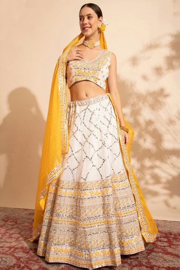 Banglori Silk Embroidery Lehenga Choli LD03880530