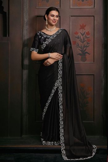 Chiffon Designer Saree SR01541656