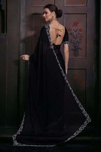 Chiffon Designer Saree SR01541656