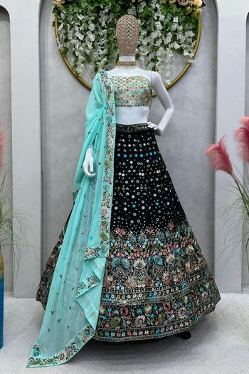 Chinon Embroidery Lehenga Choli LD03880532