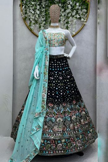 Chinon Embroidery Lehenga Choli LD03880532