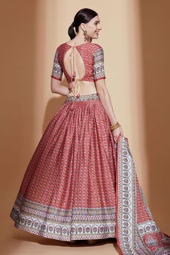 Chinon Embroidery Lehenga Choli LD03880563