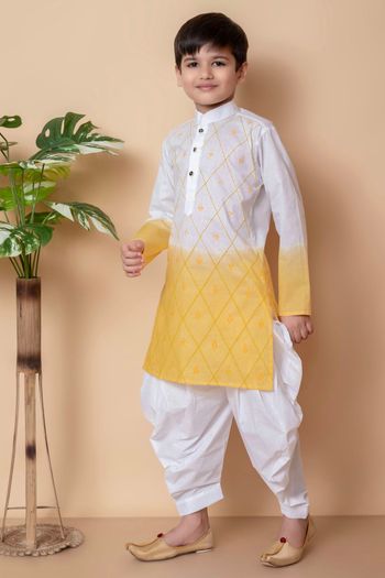 Cotton Embroidery Dhoti Kurta BK05820041