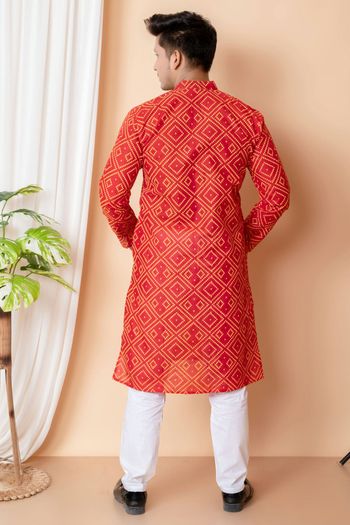 Cotton Printed Kurta Pajama KP05820474