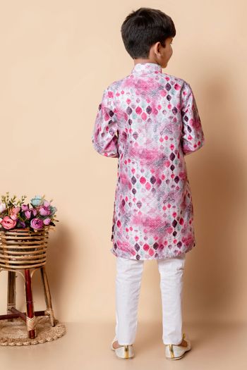 Dhupian Silk Embroidery Work Kurta Pajama BK05820584