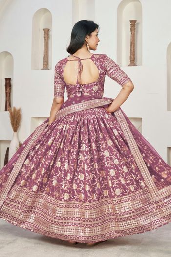 Dola Jacquard Embroidery Lehenga Choli LD03880539