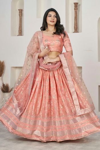 Dola Jacquard Embroidery Lehenga Choli LD03880541