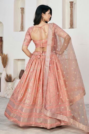 Dola Jacquard Embroidery Lehenga Choli LD03880541