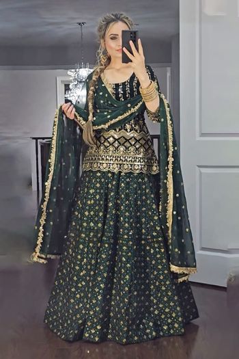 Faux Georgette Embroidery Lehenga Choli LD03880501