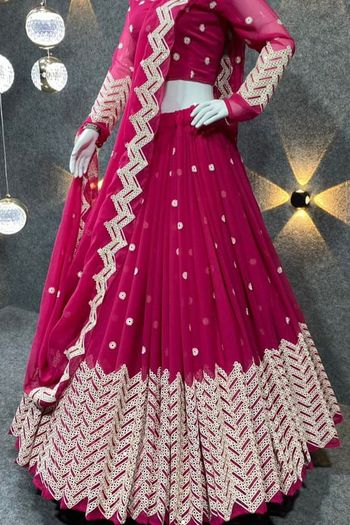 Faux Georgette Embroidery Lehenga Choli LD03880509