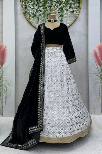 Faux Georgette Embroidery Lehenga Choli LD03880494